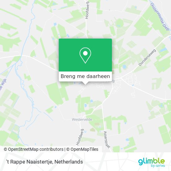 't Rappe Naaistertje kaart