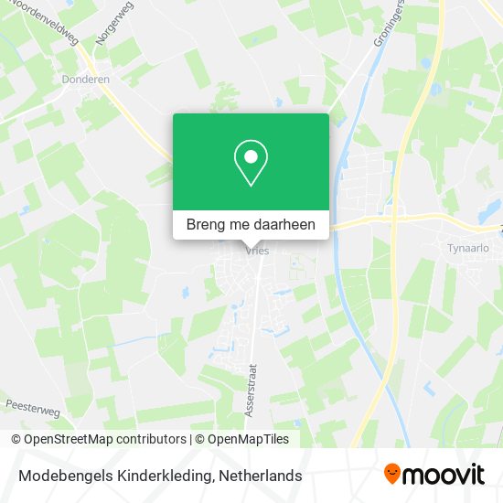 Modebengels Kinderkleding kaart