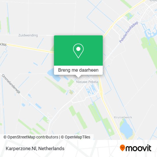 Karperzone.Nl kaart