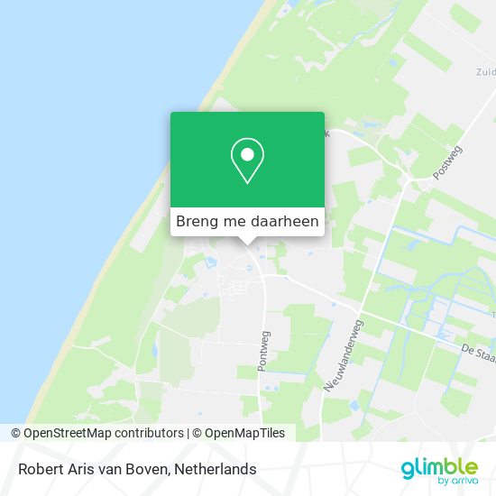 Robert Aris van Boven kaart