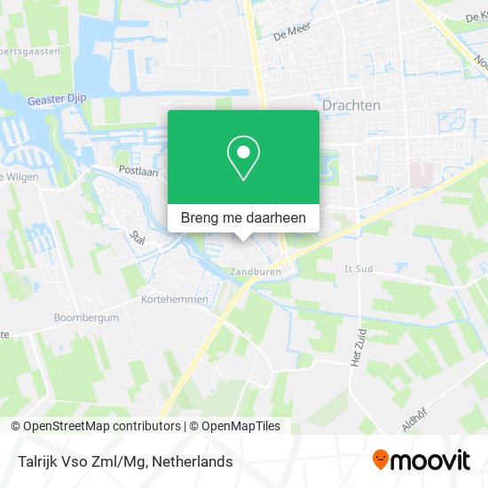 Talrijk Vso Zml/Mg kaart