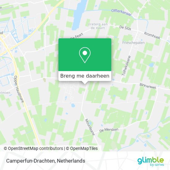 Camperfun-Drachten kaart