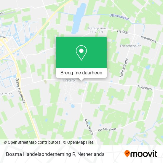 Bosma Handelsonderneming R kaart