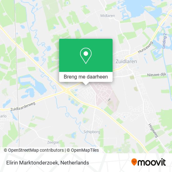 Elirin Marktonderzoek kaart