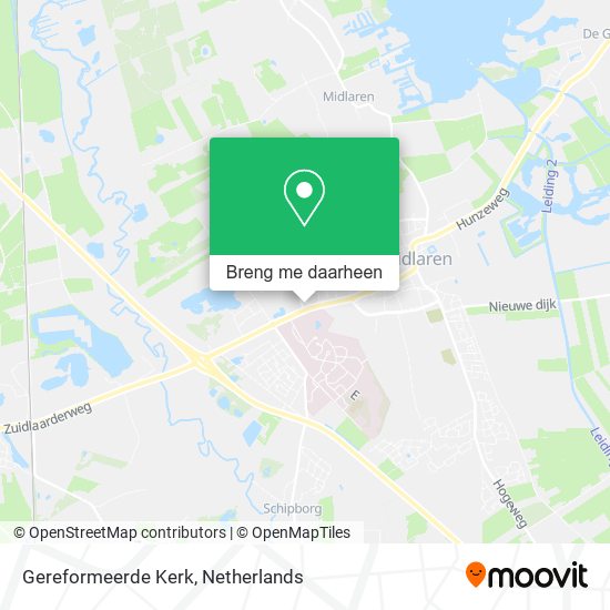 Gereformeerde Kerk kaart