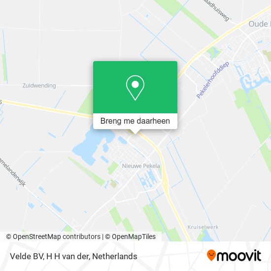 Velde BV, H H van der kaart