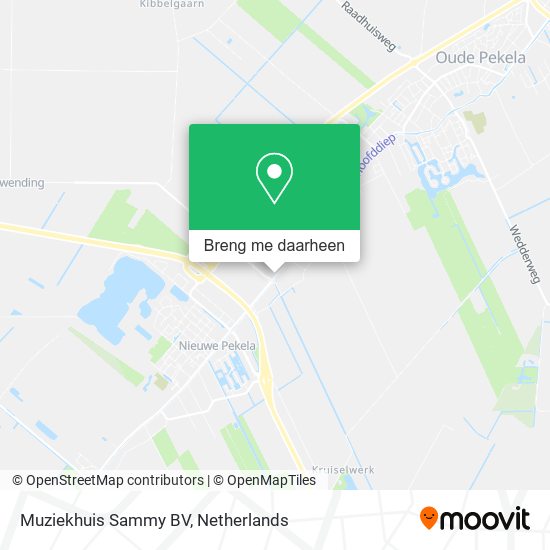 Muziekhuis Sammy BV kaart