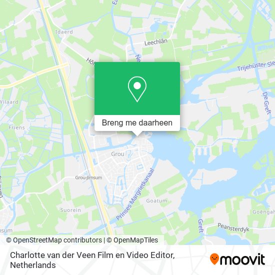 Charlotte van der Veen Film en Video Editor kaart