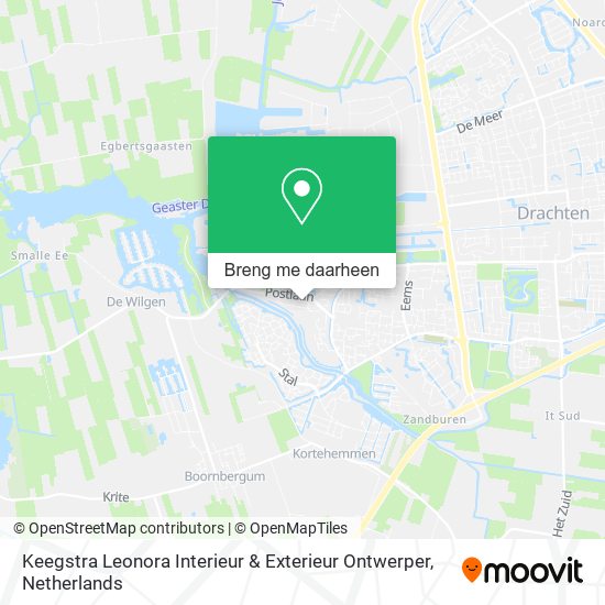 Keegstra Leonora Interieur & Exterieur Ontwerper kaart