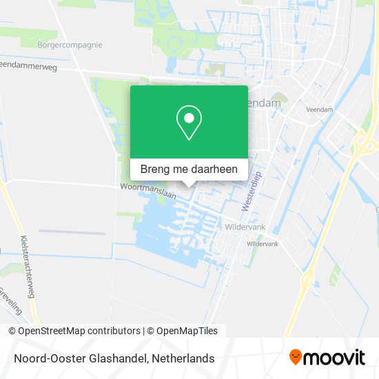 Noord-Ooster Glashandel kaart