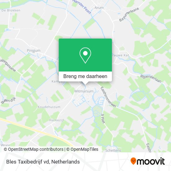 Bles Taxibedrijf vd kaart