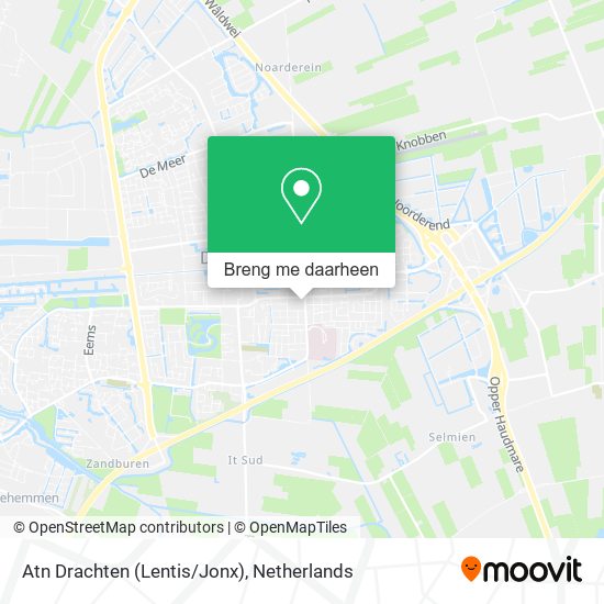 Atn Drachten (Lentis/Jonx) kaart