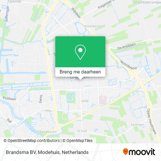 Brandsma BV, Modehuis kaart