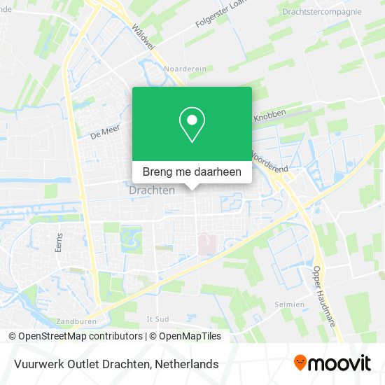 Vuurwerk Outlet Drachten kaart