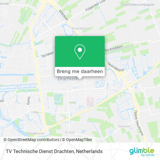 TV Technische Dienst Drachten kaart