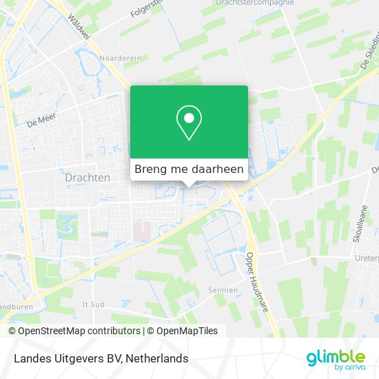 Landes Uitgevers BV kaart