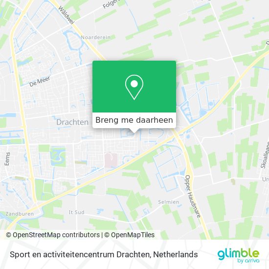 Sport en activiteitencentrum Drachten kaart