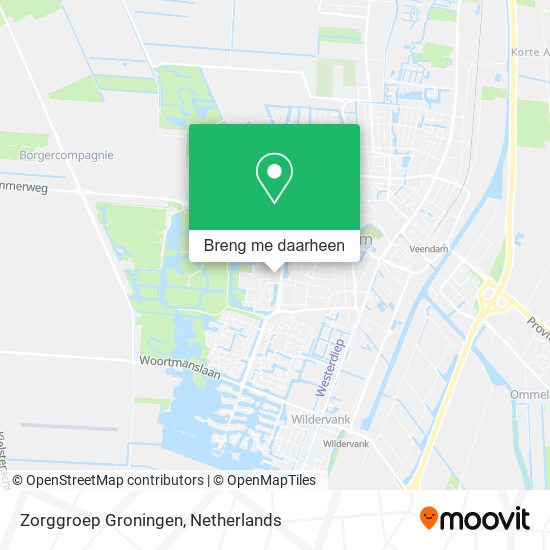 Zorggroep Groningen kaart
