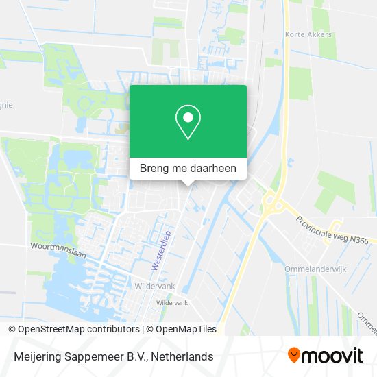 Meijering Sappemeer B.V. kaart