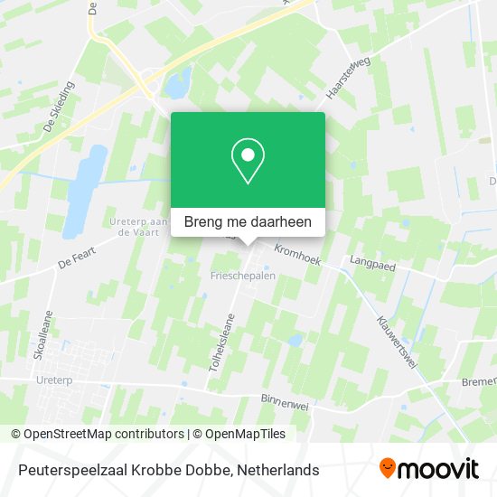 Peuterspeelzaal Krobbe Dobbe kaart