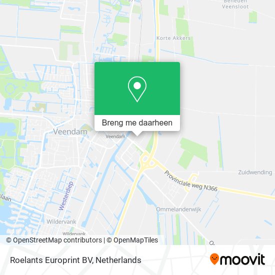 Roelants Europrint BV kaart