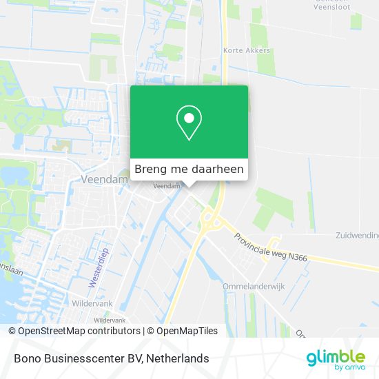 Bono Businesscenter BV kaart