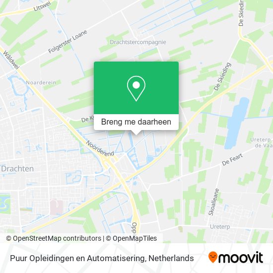 Puur Opleidingen en Automatisering kaart