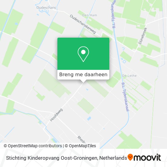 Stichting Kinderopvang Oost-Groningen kaart