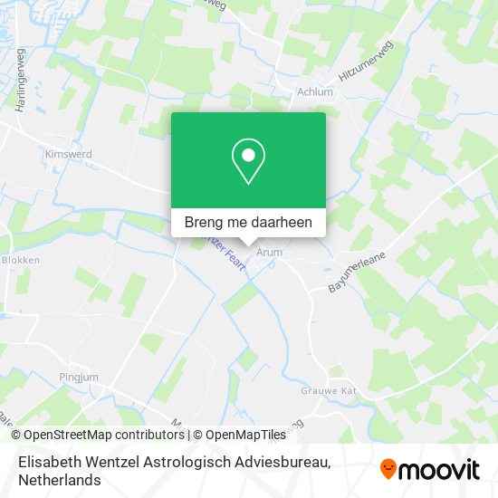 Elisabeth Wentzel Astrologisch Adviesbureau kaart