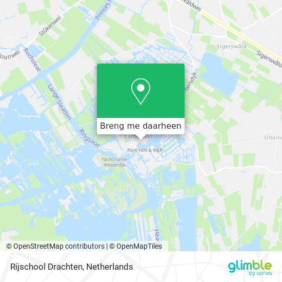 Rijschool Drachten kaart