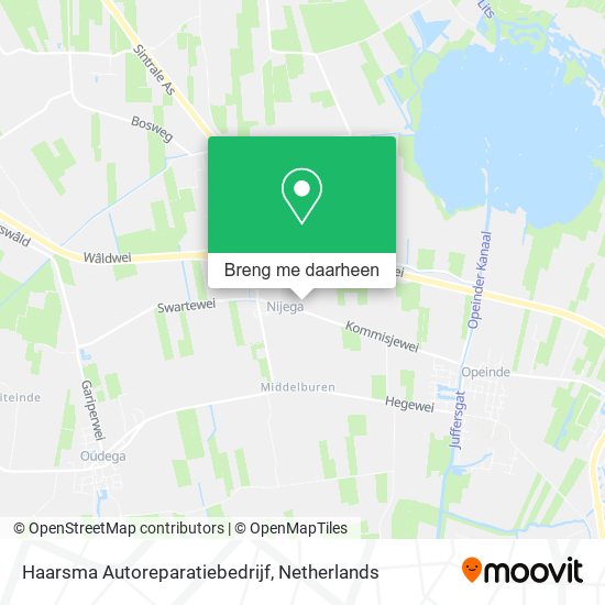 Haarsma Autoreparatiebedrijf kaart