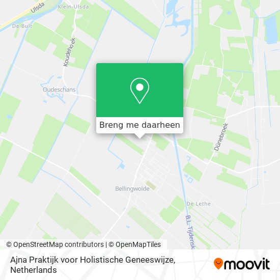 Ajna Praktijk voor Holistische Geneeswijze kaart