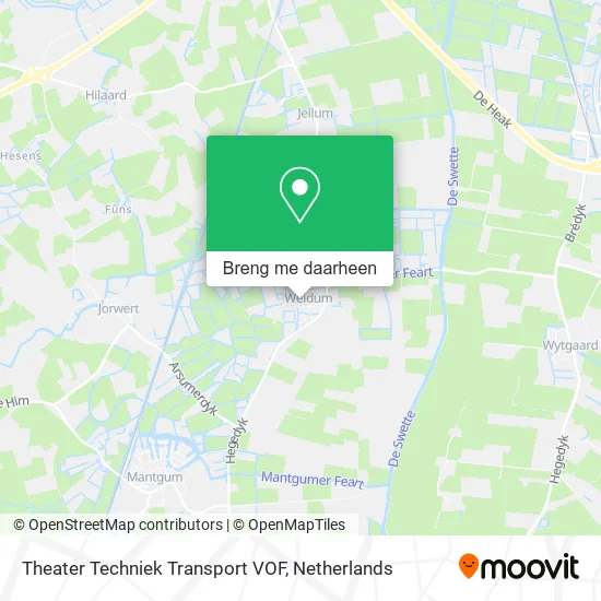 Theater Techniek Transport VOF kaart