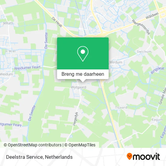 Deelstra Service kaart