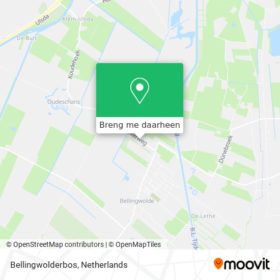 Bellingwolderbos kaart