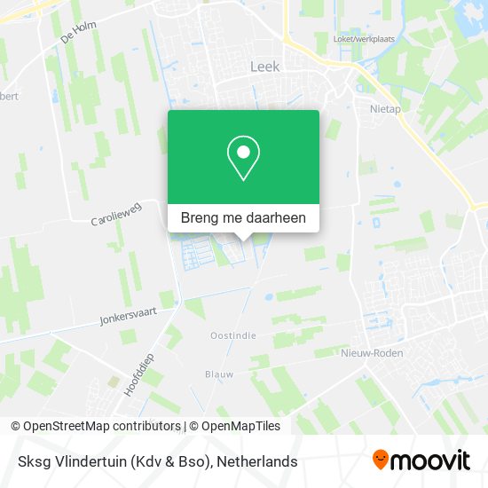 Sksg Vlindertuin (Kdv & Bso) kaart