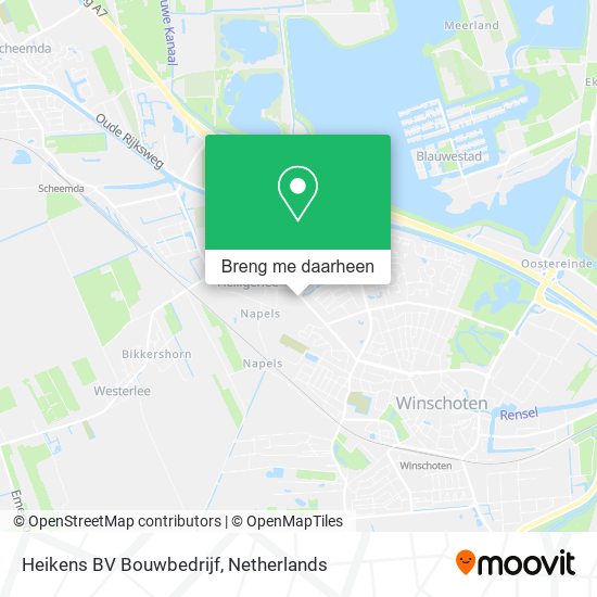 Heikens BV Bouwbedrijf kaart