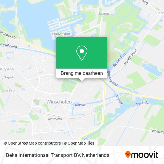 Beka Internationaal Transport BV kaart