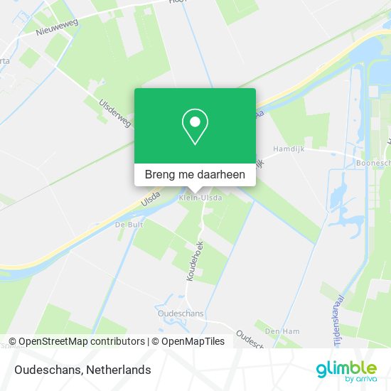 Oudeschans kaart