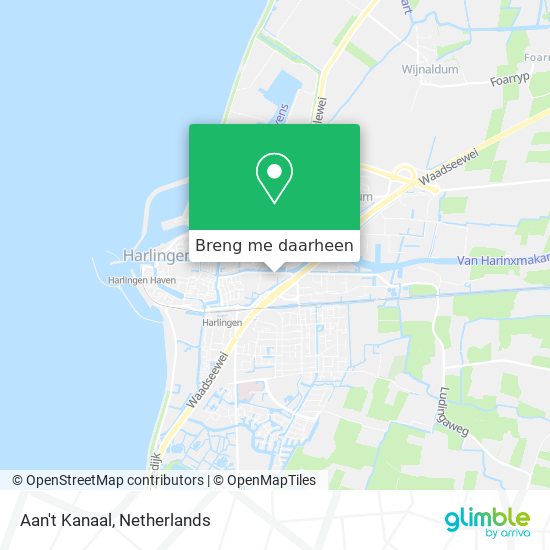 Aan't Kanaal kaart