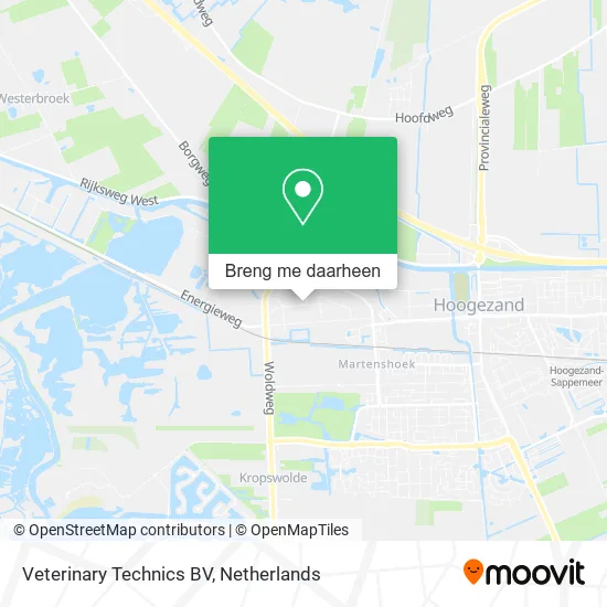 Veterinary Technics BV kaart