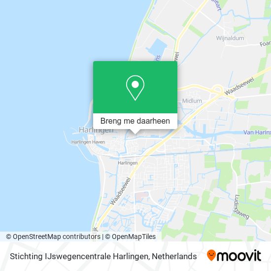 Stichting IJswegencentrale Harlingen kaart