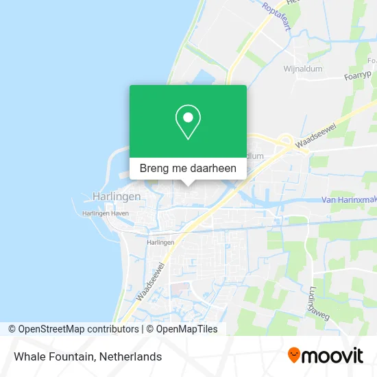 Whale Fountain kaart