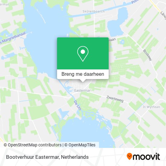 Bootverhuur Eastermar kaart