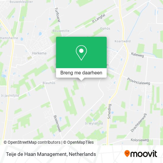 Teije de Haan Management kaart