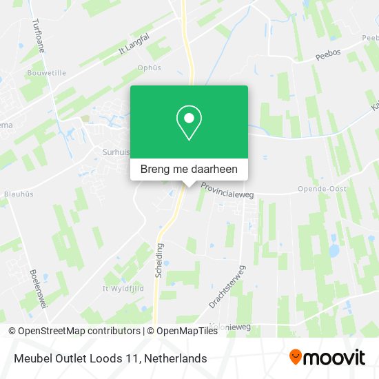 Meubel Outlet Loods 11 kaart