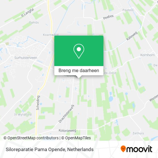 Siloreparatie Pama Opende kaart