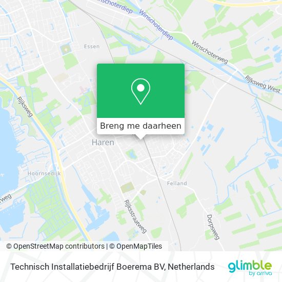 Technisch Installatiebedrijf Boerema BV kaart