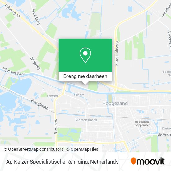 Ap Keizer Specialistische Reiniging kaart