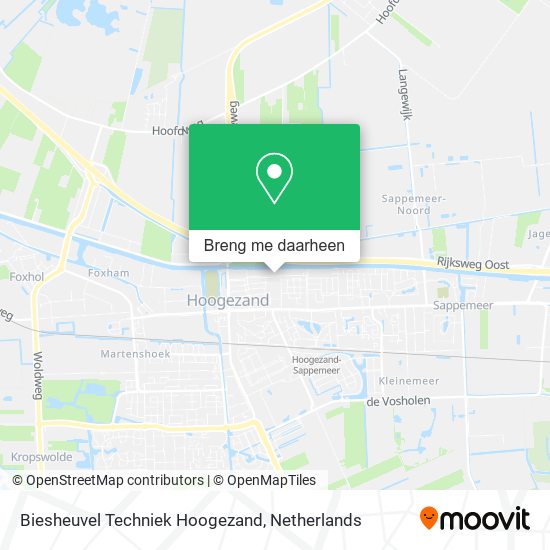 Biesheuvel Techniek Hoogezand kaart